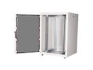ROLINE 19-inch network cabinet Basic 22 U, 800x800 WxD glass door grey