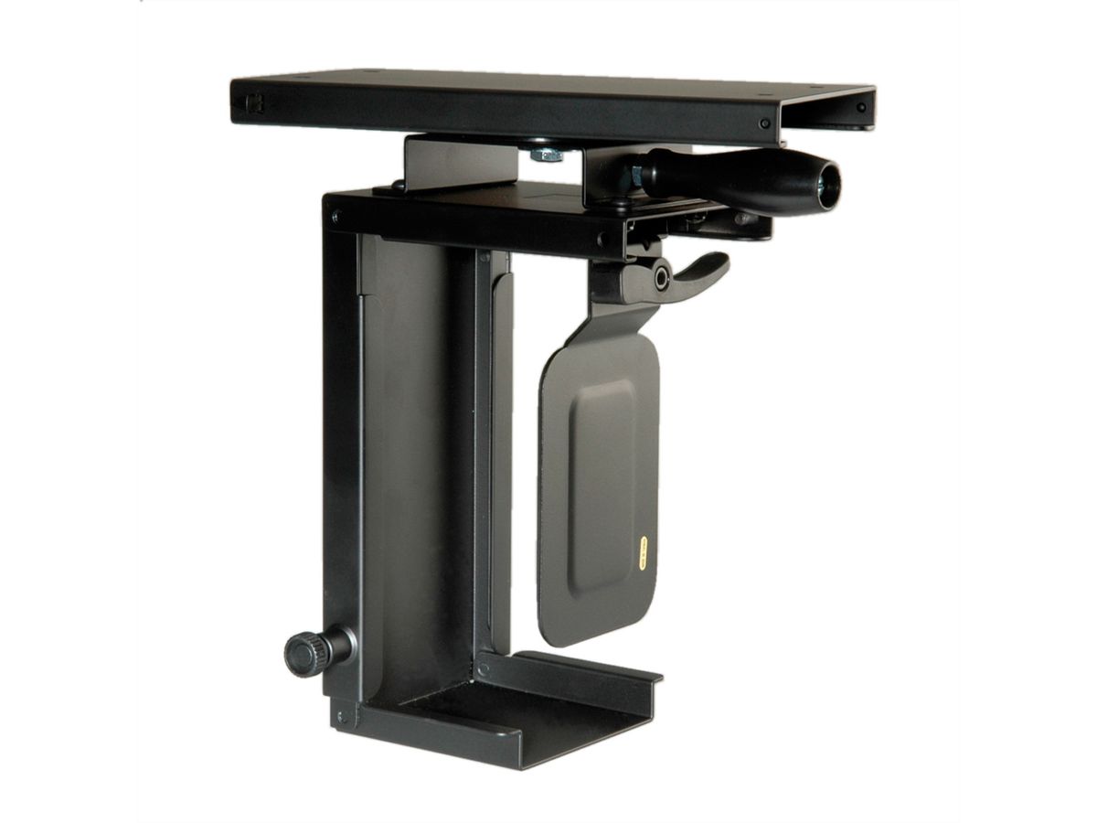 ROLINE Mini PC Holder, extendable, with rotation function, black