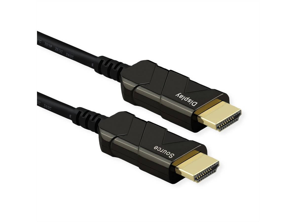 ROLINE Cable UHD HDMI Active Optical (AOC), M/M, 50 m