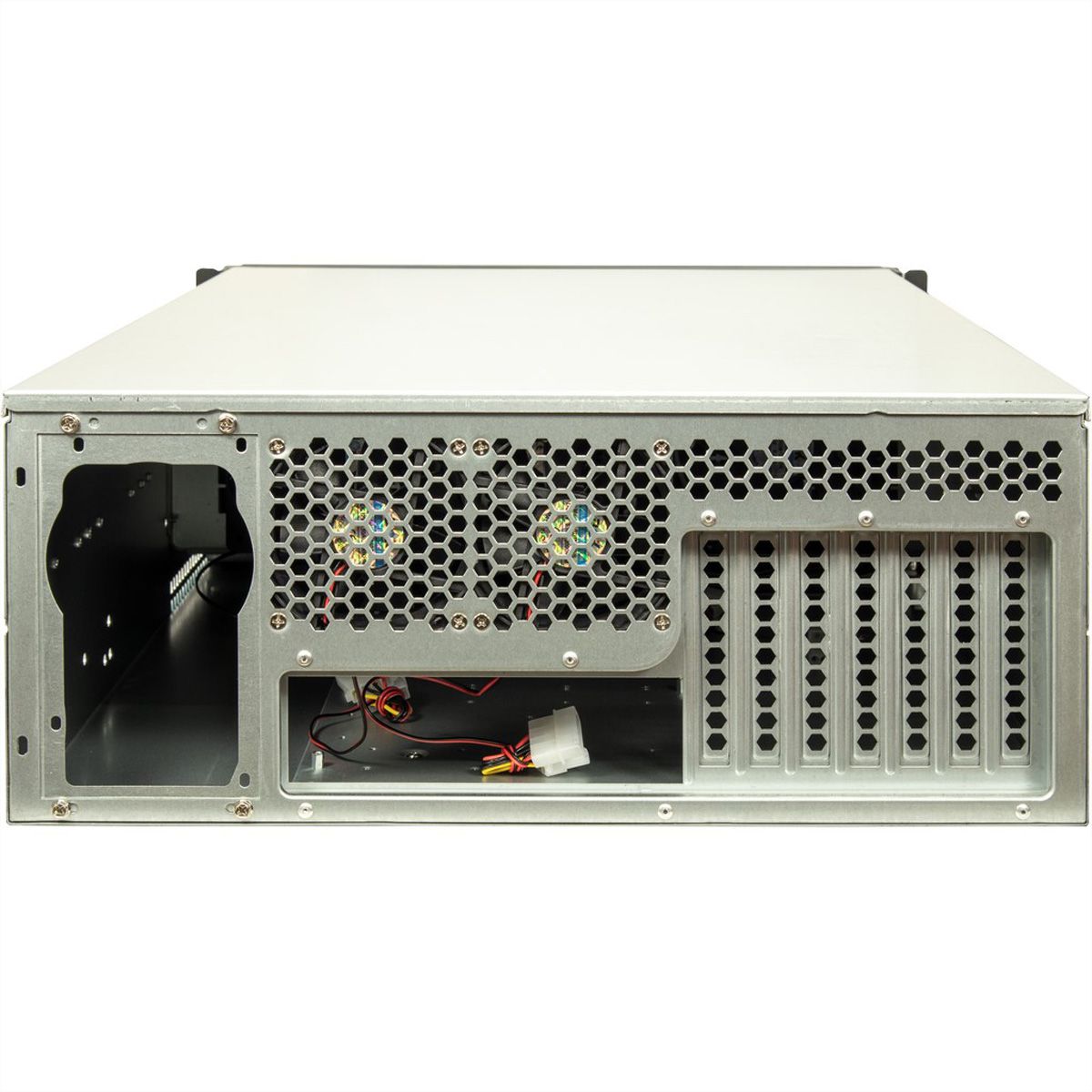 19" Industrial Rack-Mount Server Chassis, 4UH, IPC 4U-4129L, black