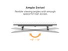VALUE TV Wall Mount, tiltable, 37" - 80" (93,98 - 203,2 cm), < 75kg, VESA 600x400