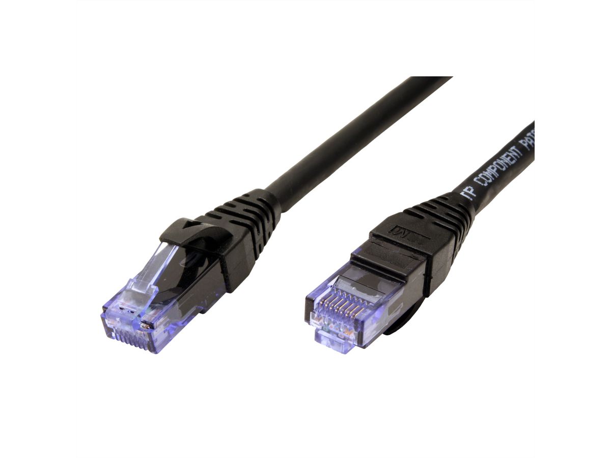 ROLINE UTP Patch Cord Cat.6A, Component Level, LSOH, black, 3 m