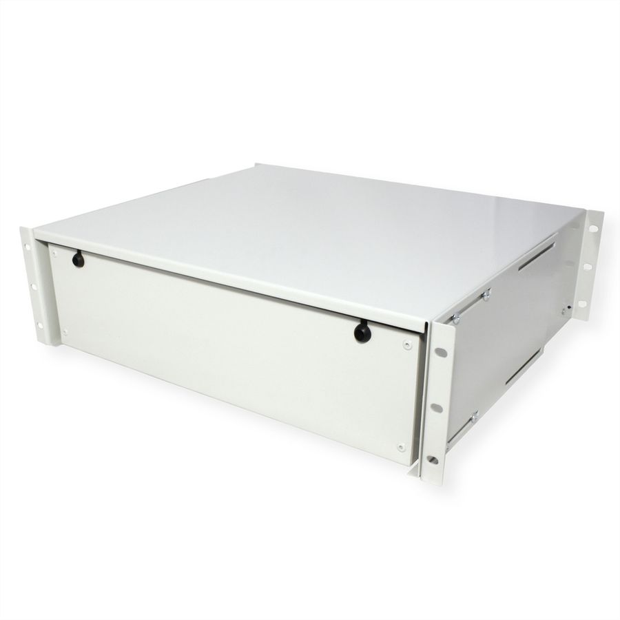 ROLINE 19-inch keyboard drawer 3 U, 400 T lockable grey