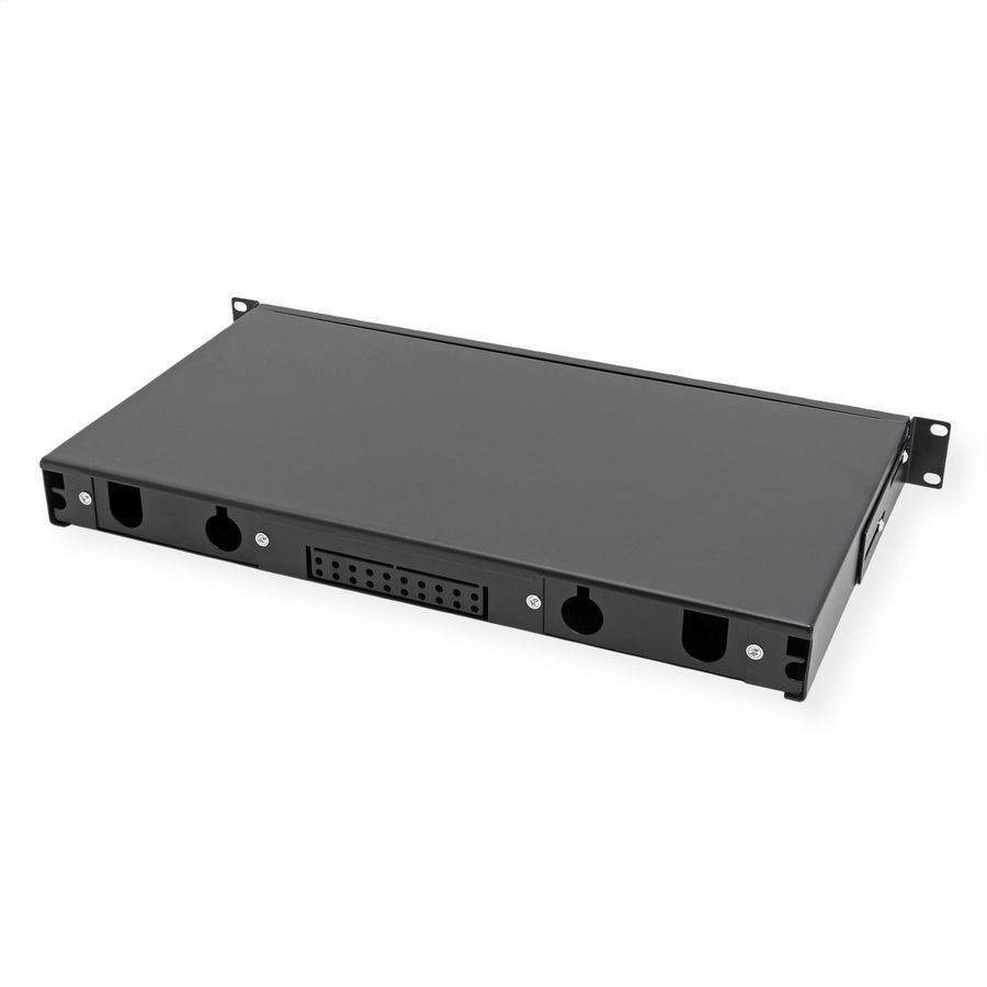 VALUE 19" splice box empty 1U, extendable, 24x SC-DX