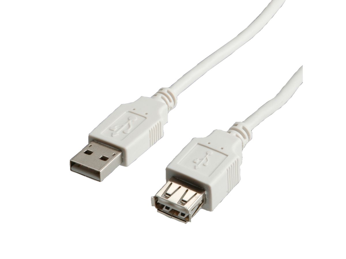 USB 2.0 Cable, Type A-A, M - F, 0.8m