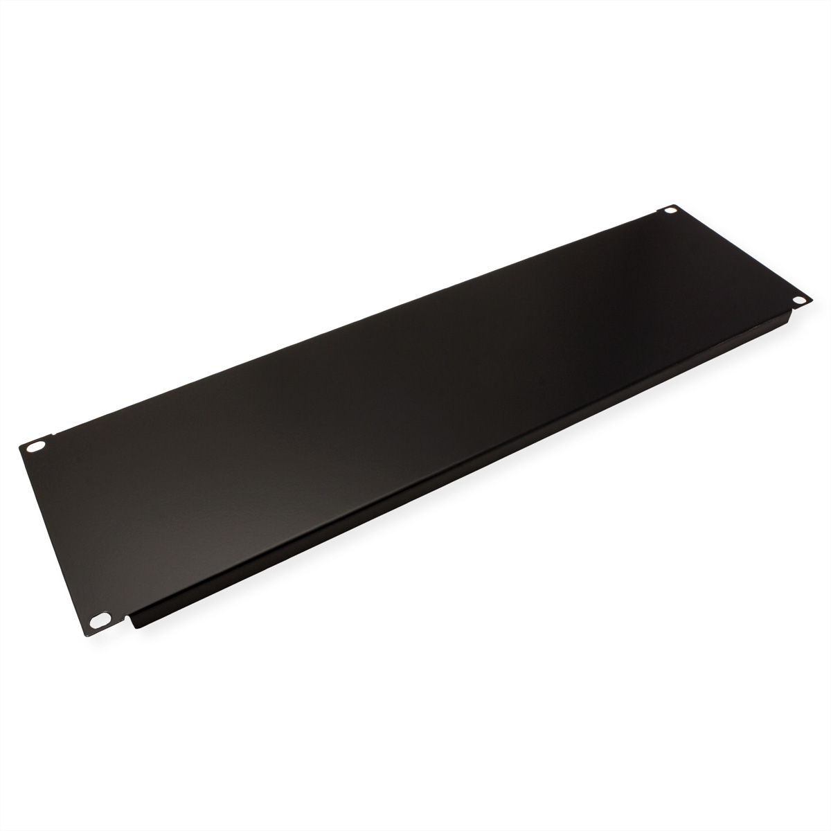 19" Blank Panel, 3U, Metal, black