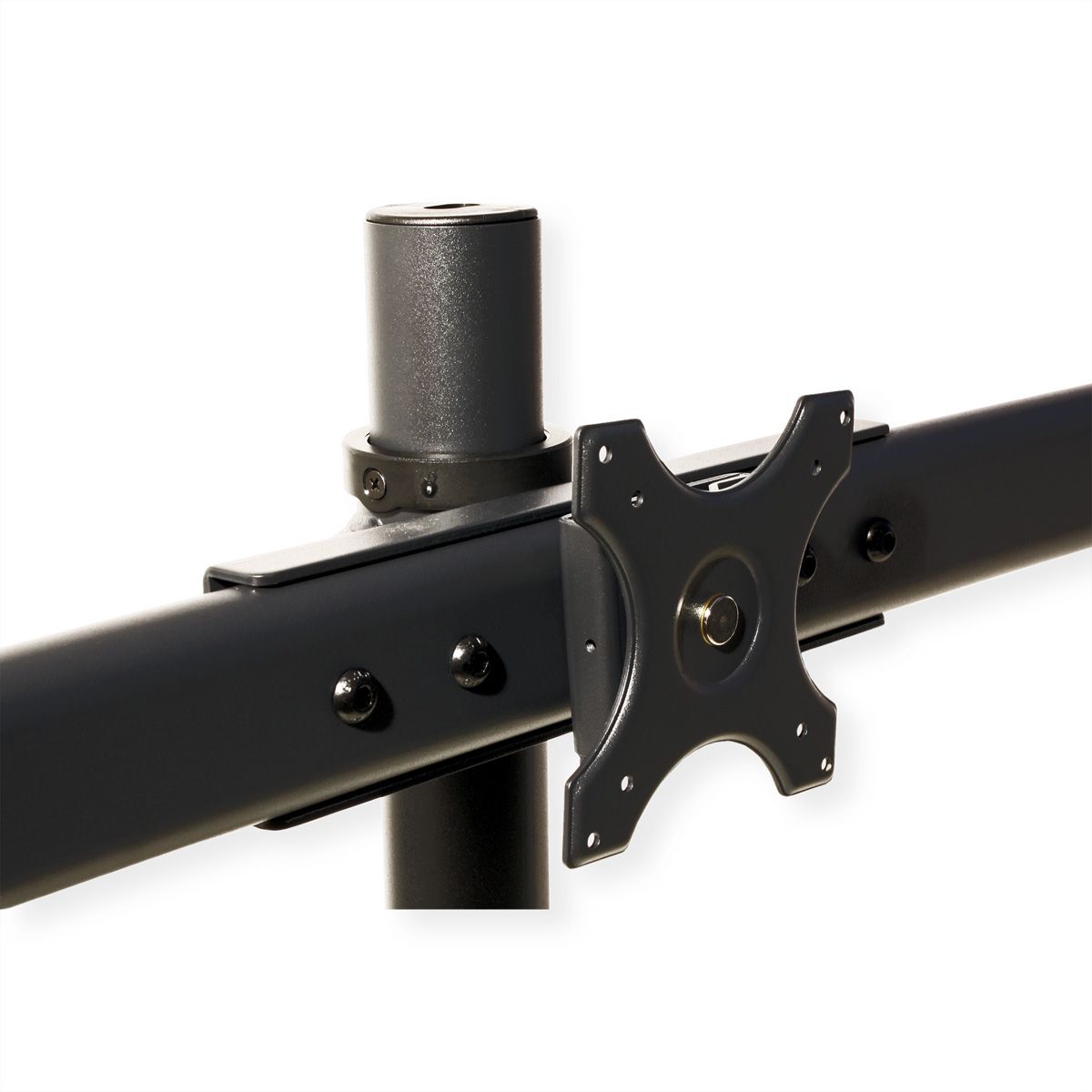 VALUE Triple LCD Arm, Desk Clamp, black