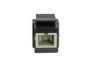 ROLINE Fiber Optic Keystone Jack, SC Simplex, Multimode, OM2