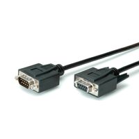 VALUE RS232 Cable, DB9 M - F, 1 m