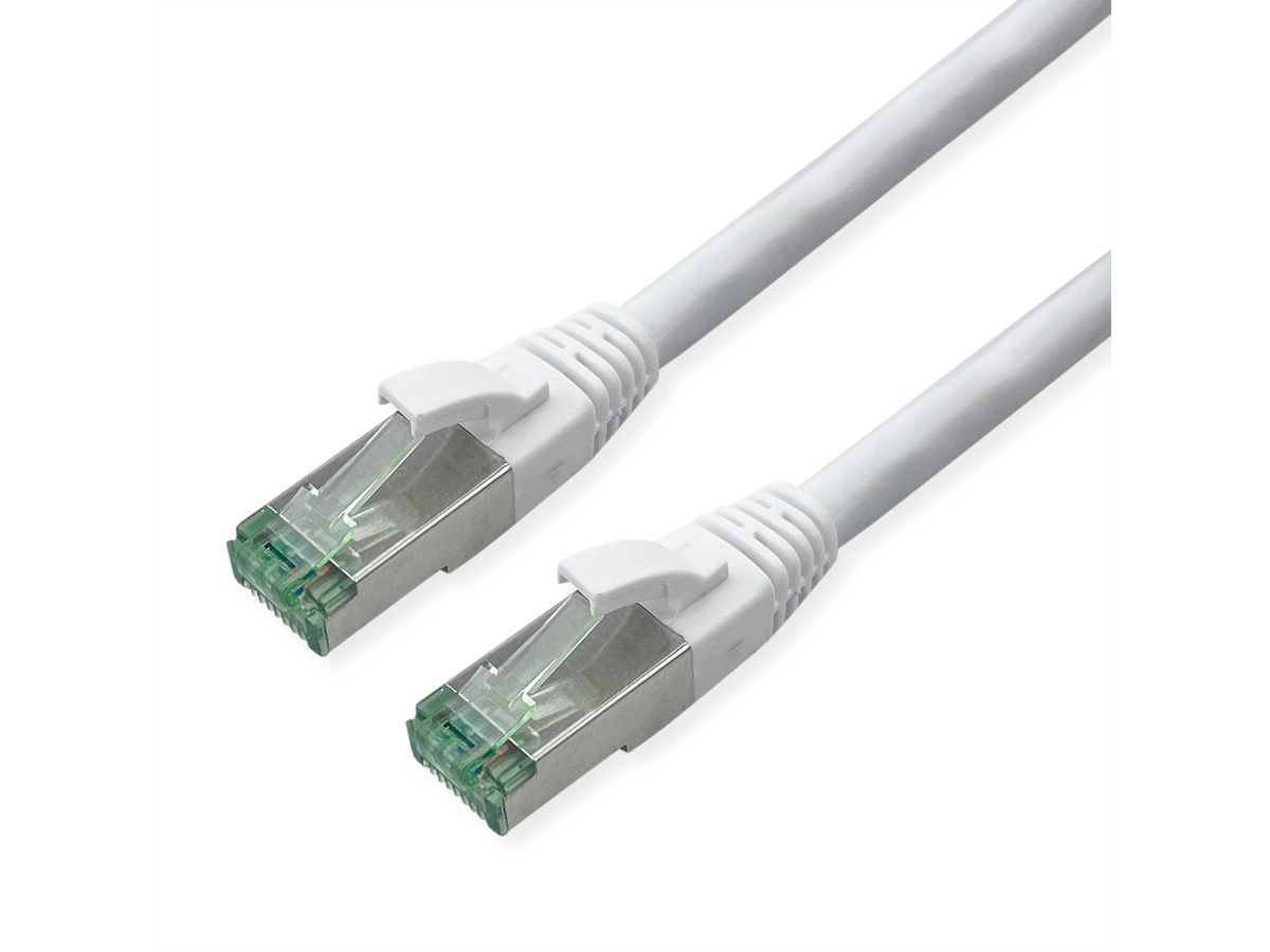 ROLINE RM S/FTP (PiMF) Patch Cord Cat.6A, white, 2 m