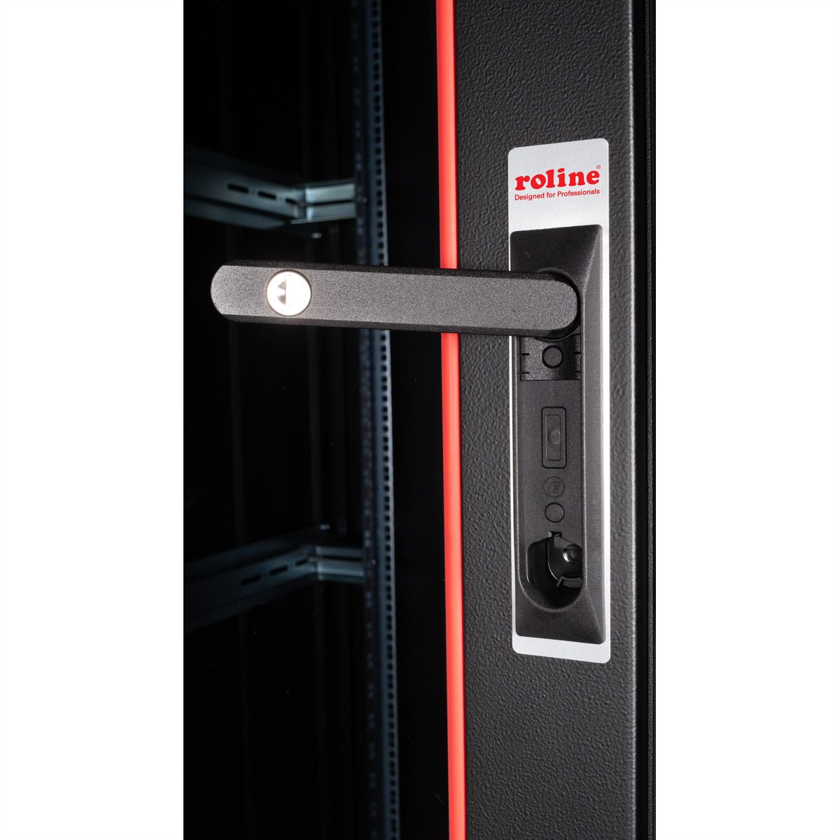 ROLINE 19-inch Network Cabinet Pro 47 U, 600x600 WxD glass door black