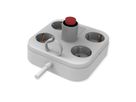 VALUE Power Strip, 4-way, with Switch and removable protective cover, white, 1.5 m