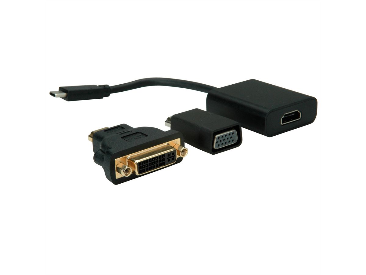 VALUE Câble adaptateur HDMI-VGA, HDMI M-VGA F - SECOMP France