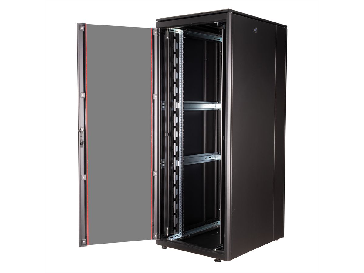 ROLINE 19-inch Network Cabinet Pro 42 U, 800x1000 WxD Glass door black