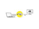 ROLINE GOLD 4K DisplayPort-DVI Adapter, DP M - DVI F