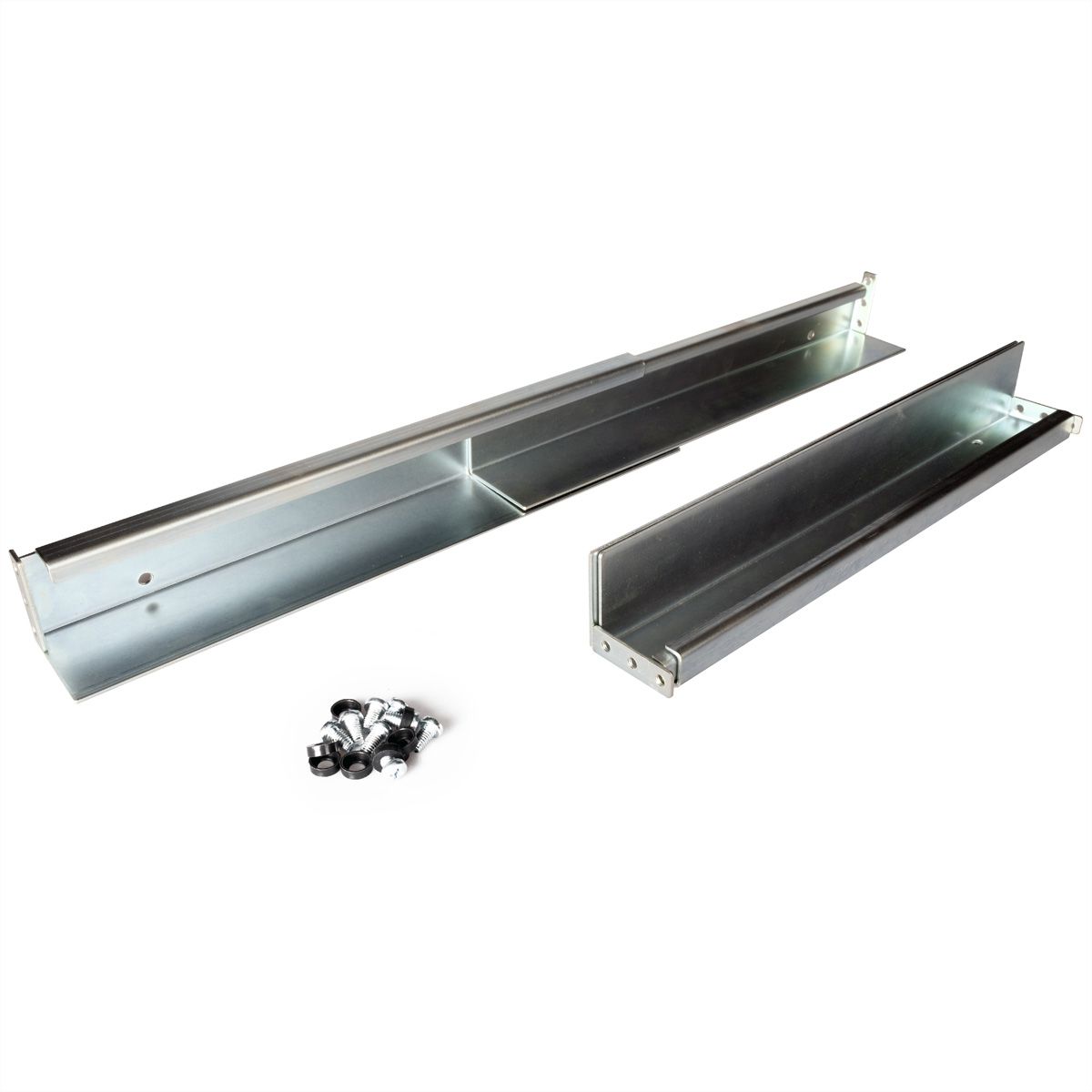 ROLINE slide rail set variable depth, 350 to 600mm incl mounting ...