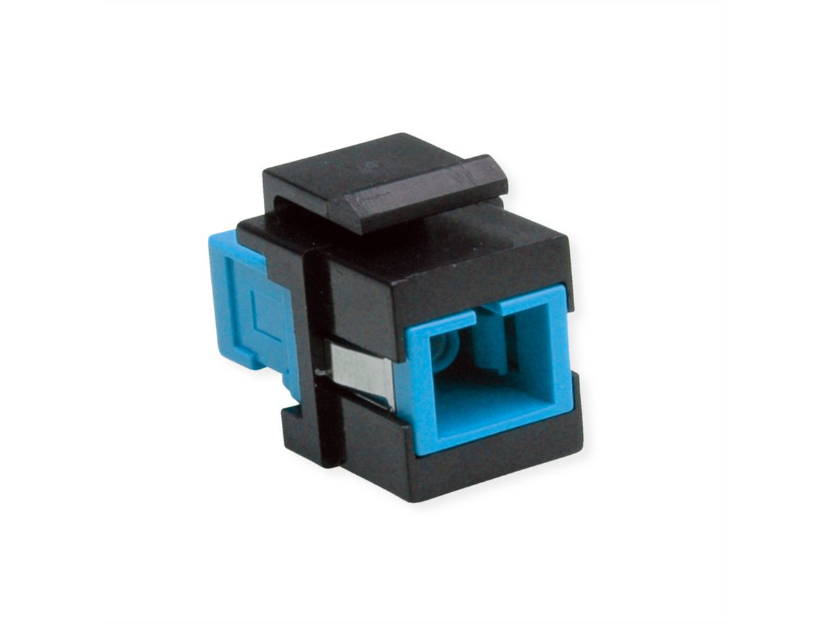 ROLINE Fiber Optic Keystone Jack, SC Simplex, Singlemode, OS2