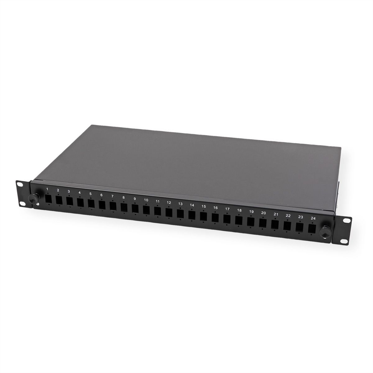 VALUE 19" splice box empty 1U, extendable, 24x SC-DX