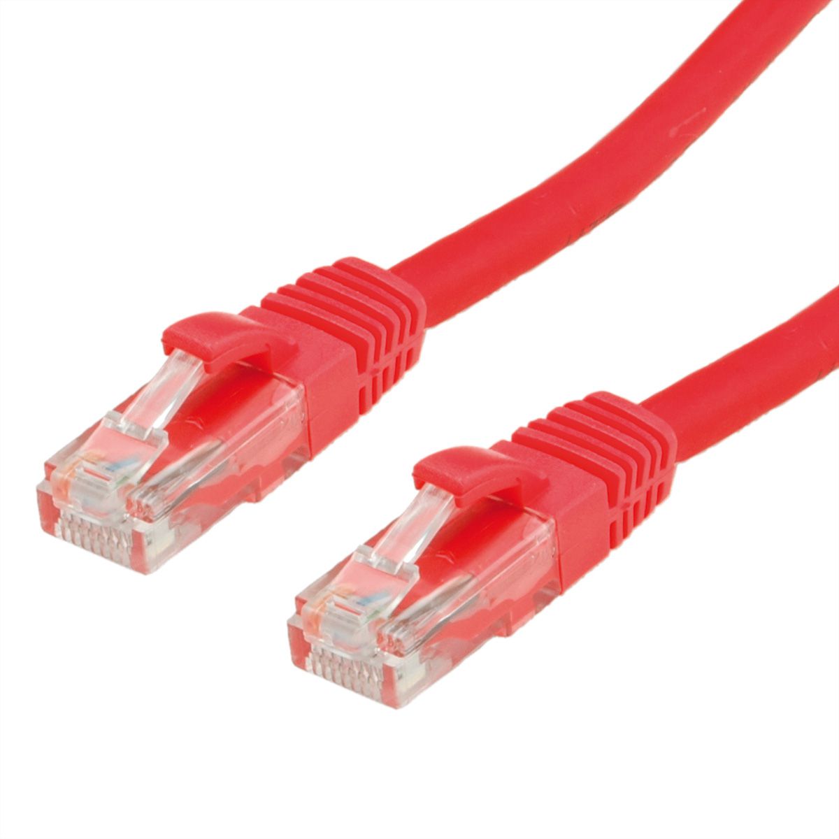 VALUE UTP Cable Cat.6 (Class E), halogen-free, red, 2 m