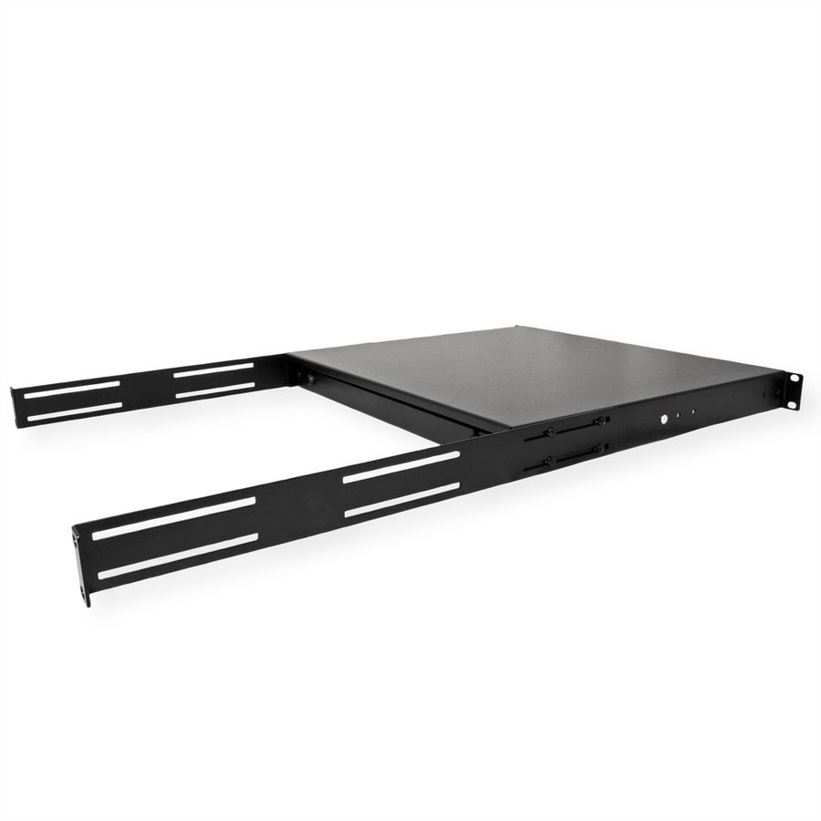 ROLINE 19-inch keyboard insert 1 U, 400 T lockable black