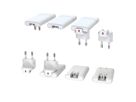 VALUE USB Wall Charger, EU/US Plug, 2x Ports (A+C), 65W, white