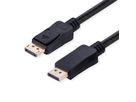 VALUE DisplayPort Cable, v2.1, 10K@60Hz, 40Gbit/s, UHBR10, DP-DP, M/M, black, 1 m