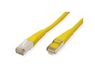 ROLINE S/FTP (PiMF) Patch Cord, Cat.6 (Class E), yellow, 0.5 m