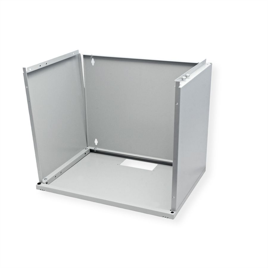 ROLINE 19-inch wall-mounted housing Basic 9 U, 540x400 WxD kit grey