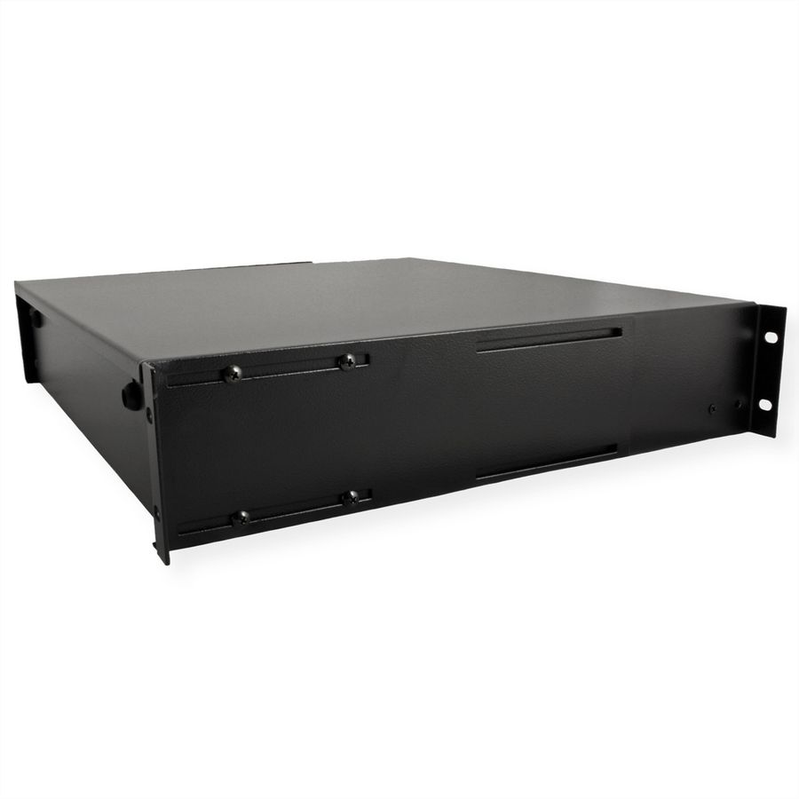 ROLINE 19-inch keyboard insert 2 U, 400 T lockable black