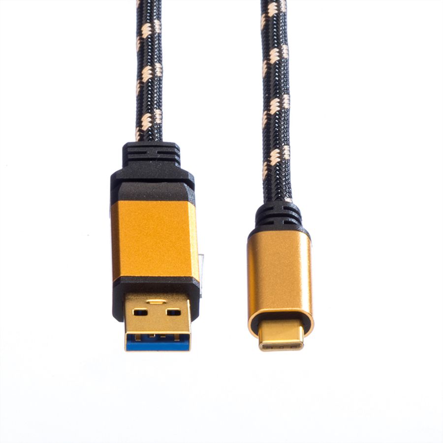 ROLINE GOLD USB 3.2 Gen 1 Cable, A-C, M/M, 2 m