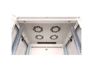 ROLINE 19-inch network cabinet Basic 22 U, 600x600 WxD glass door grey