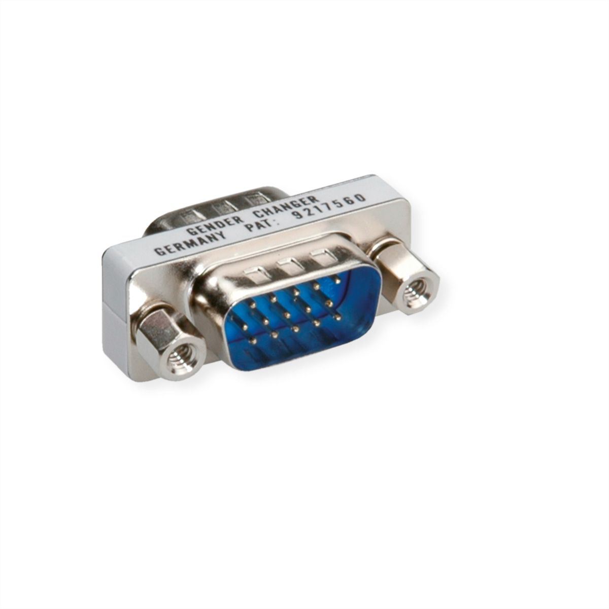 ROLINE Mini Gender Changer, 15-pin HD M - M