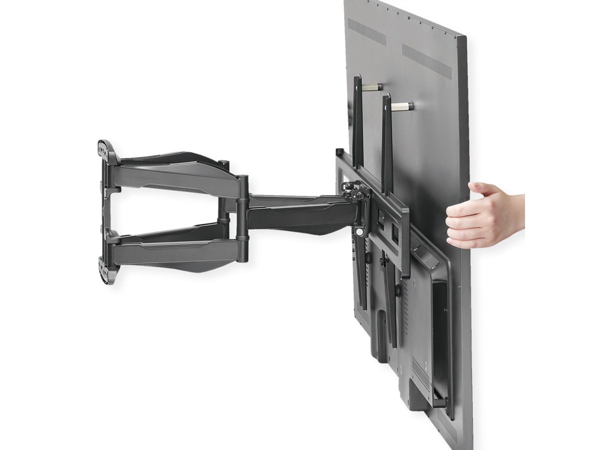 VALUE Solid Articulating Wall Mount TV Holder, up to 177.8cm (37" - 70"), < 45 kg