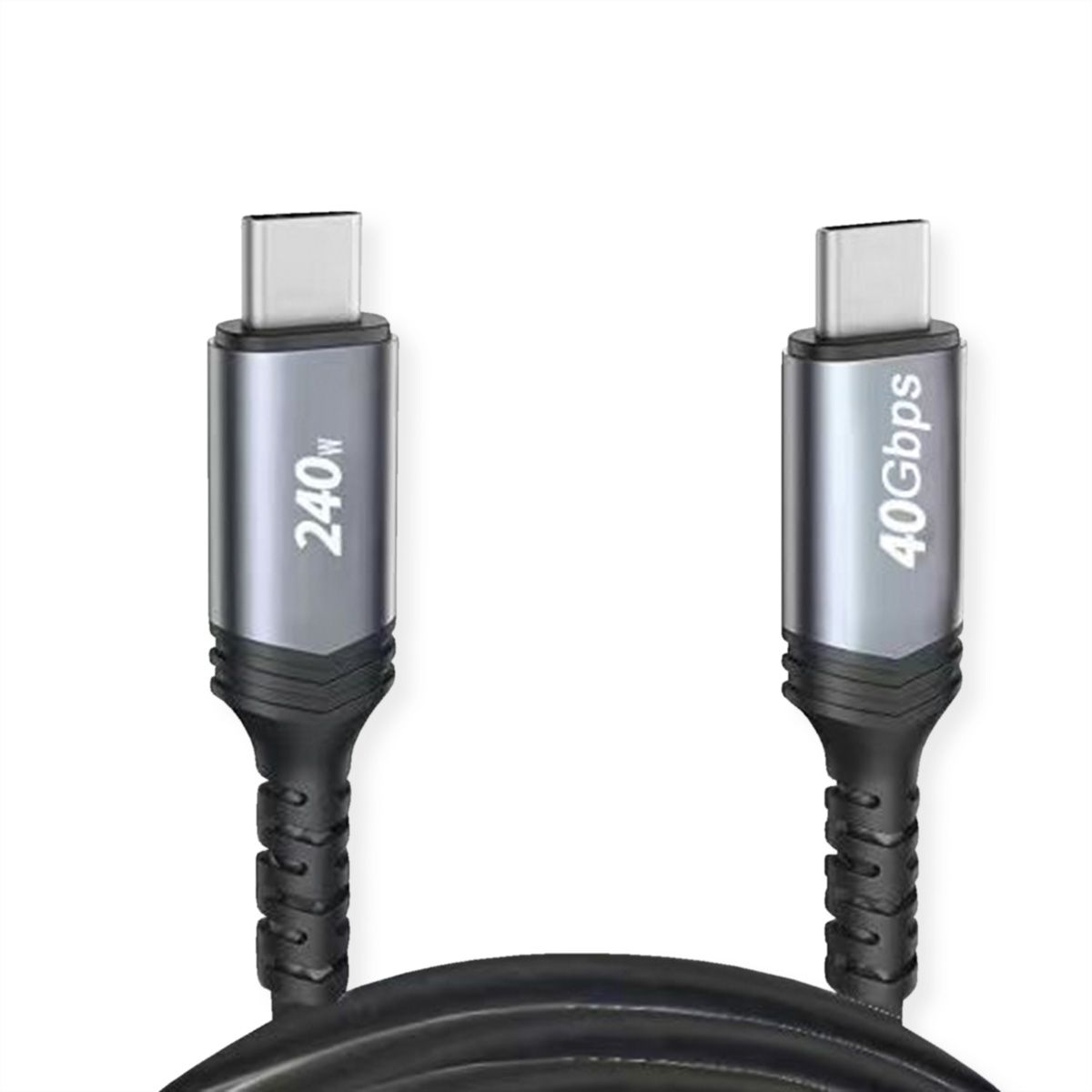 VALUE Cable USB4 Gen3x2, with Emark, C–C, M/M, 240W, black