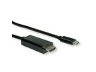 ROLINE Type C - HDMI Cable, M/M, 1 m