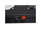 ROLINE 19-inch roof fan unit 2 fans, thermostat, black, black