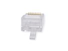 ROLINE Cat.6A (Class EA) RJ-45 Modular Plug, unshielded, for Solid/Stranded Wire, 10 pcs.