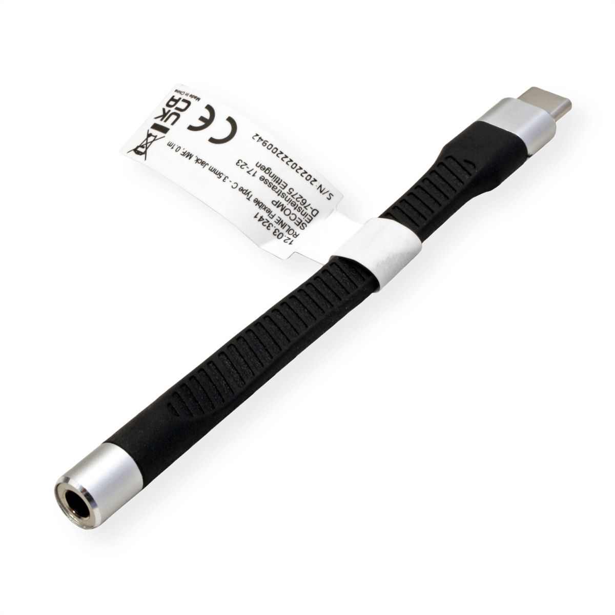 ROLINE Type C - 3.5mm Audio Adapter, M/F, 0.1 m