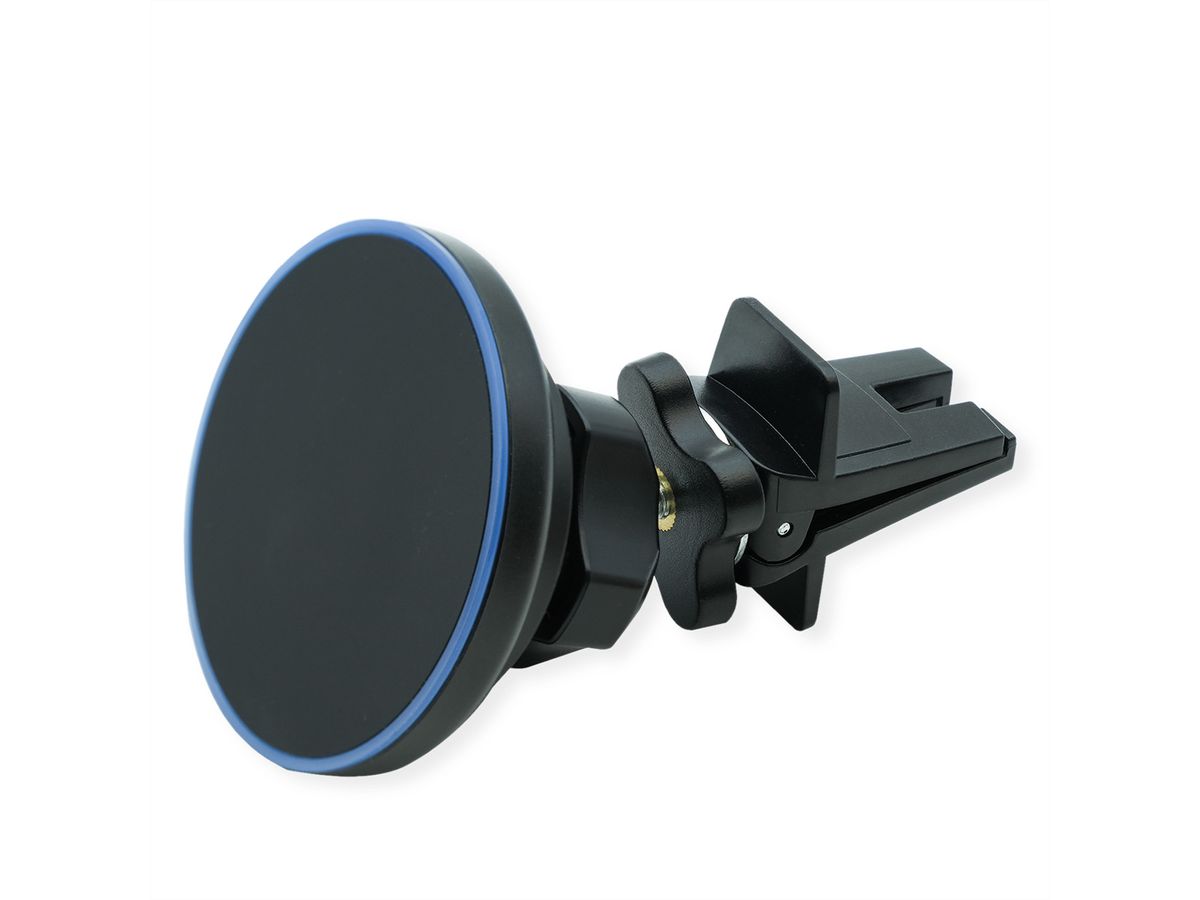 ROLINE Wireless Charger (15W) and Car Smartphone Holder, Magnetic