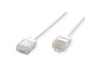 ROLINE UTP Data Center Patch Cord Cat.6A (Class EA), LSOH, Slim, Ultra Short Connector, white, 5 m