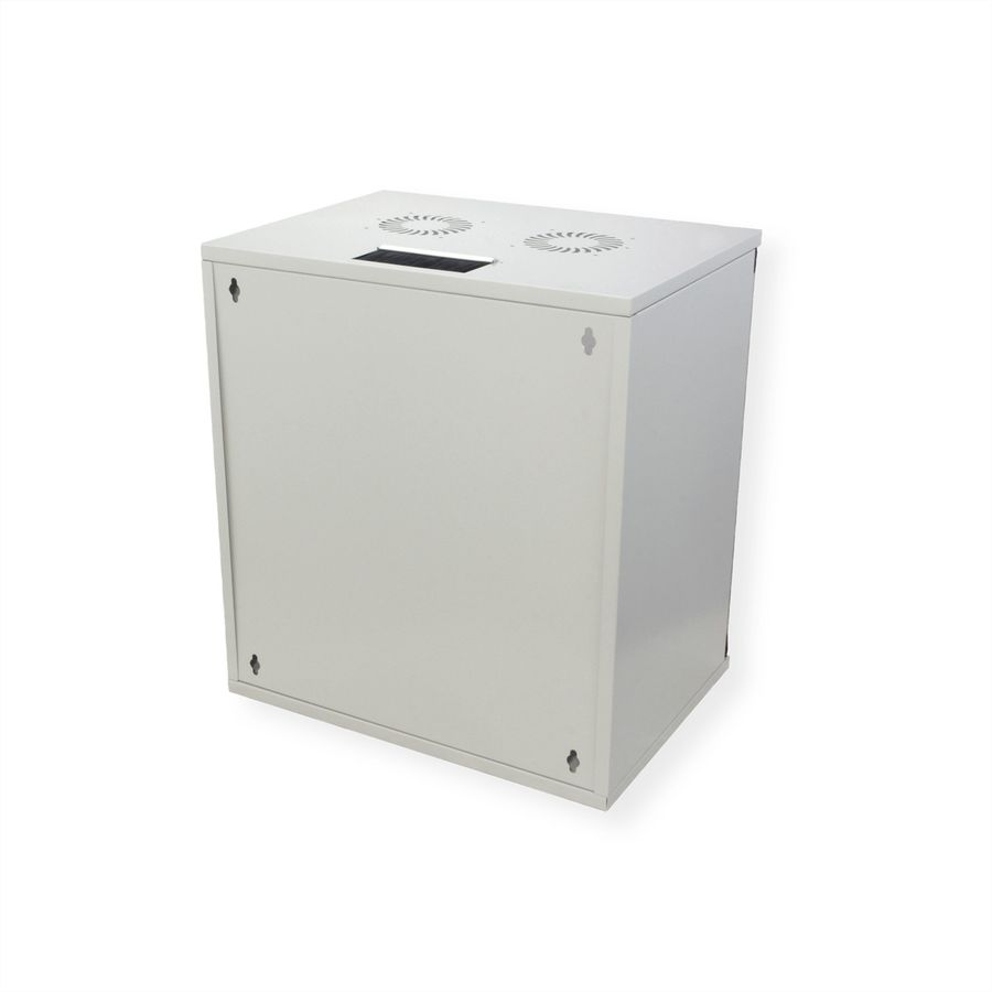 ROLINE 19-inch wall-mounted housing Basic 12 U, 540x400 WxD kit grey