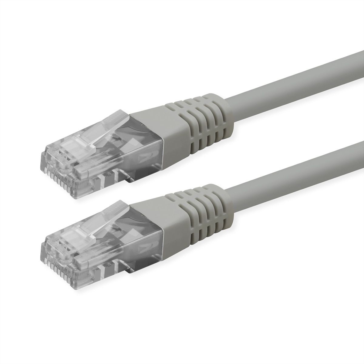 ROLINE UTP Patch Cord, Cat.6 (Class E), PoE, grey, 5 m