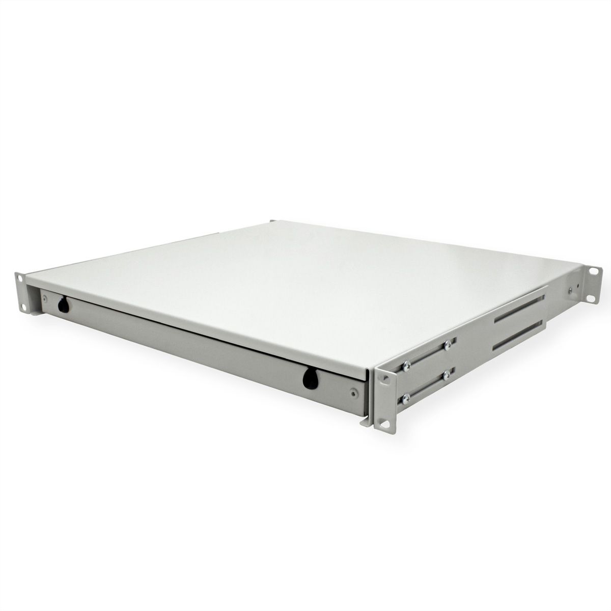 ROLINE 19-inch keyboard insert 1 U, 400 T lockable grey