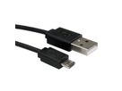 ROLINE USB 2.0 Spiral Cable, A - Micro B, M/M, 1 m