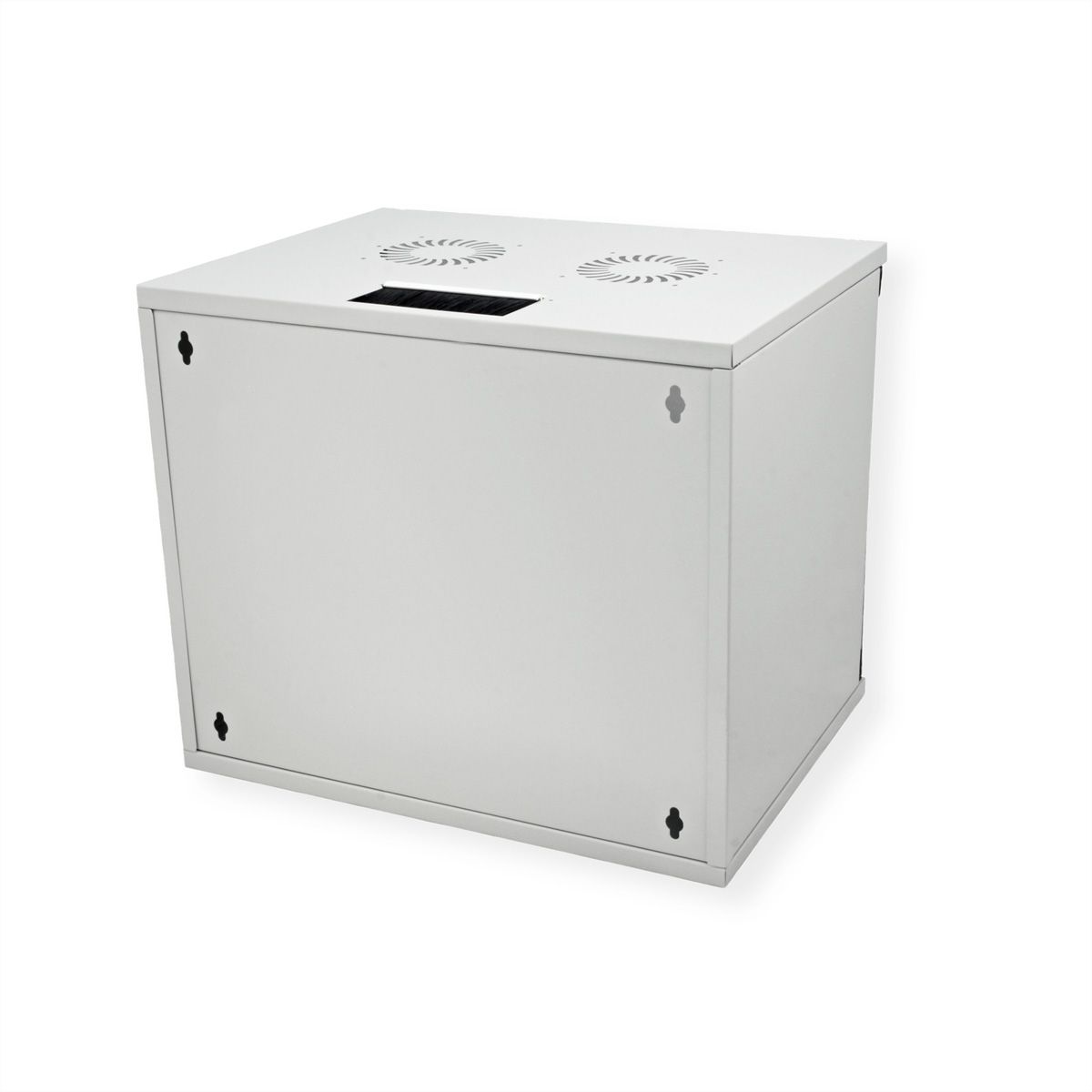 ROLINE 19-inch wall-mounted housing Basic 9 U, 540x400 WxD kit grey