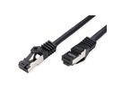 VALUE S/FTP Patch Cord Cat.8 (Class I), stranded, LSOH, black, 3 m