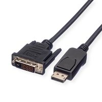 VALUE DisplayPort Cable, DP-DVI (24+1), LSOH, M/M, black, 2 m