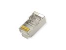 ROLINE Cat.5e (Class D) Modular Plug, 8p8c, STP, for Stranded Wire, 10 pcs.