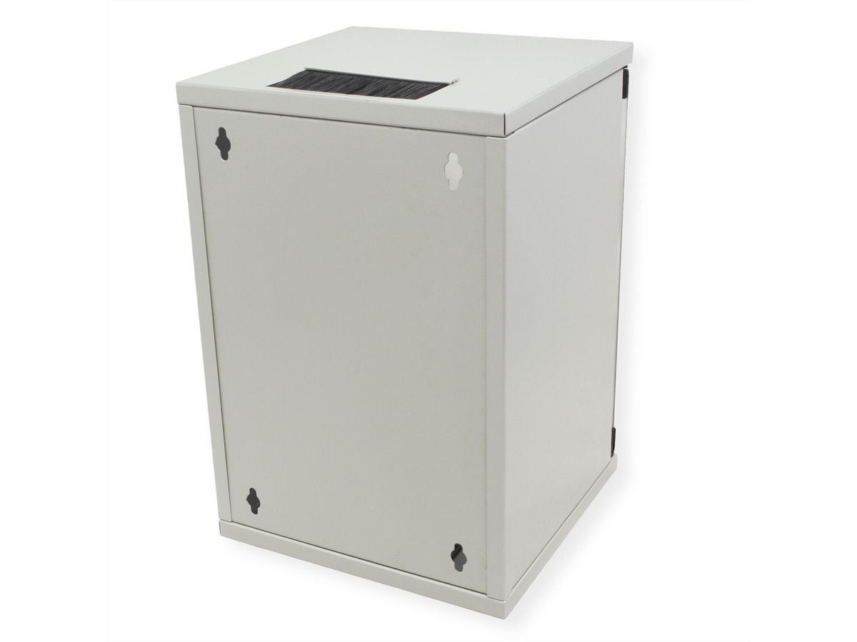 ROLINE 10-inch wall-mounted housing 9 U, 312x300 WxD grey