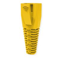 ROLINE Kink Protection Hood for RJ45, cuttable, 10 pcs., yellow